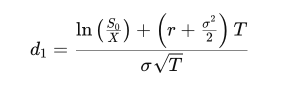 Black-Scholes closed-form equation
